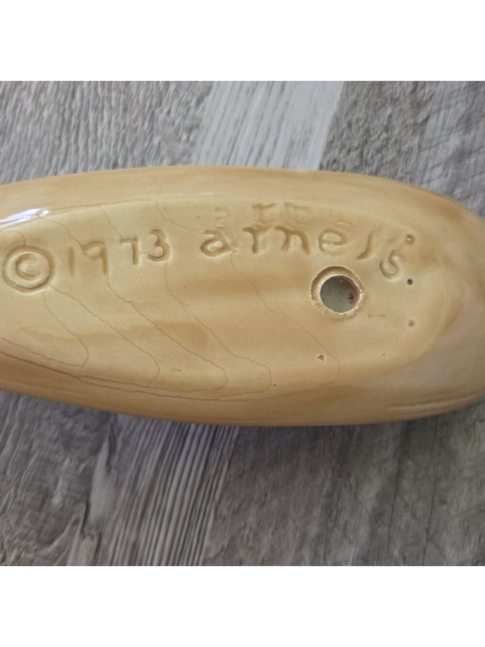 Arnel's 1970s Mushroom Ceramic Wall Ladle Cottagecore Kitchen Decor Boho - Picture 7 of 12